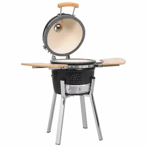 vidaXL Kamado Barbecue kerámia grill füstölő 81 cm kép