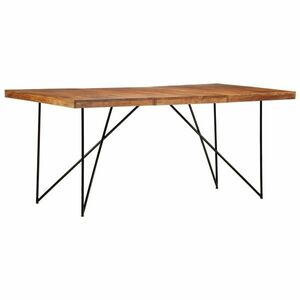 Tömör akácfa étkezőasztal 180 x 90 x 76 cm kép