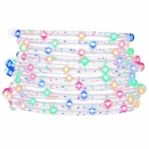 vidaXL PVC fényfüzér 240 többszínű LED-del 10 m kép