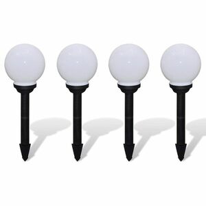 vidaXL 4 db kültéri tüske ösvény LED-es lámpa 15 cm kép