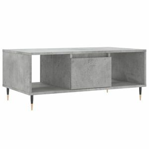 vidaXL betonszürke szerelt fa dohányzóasztal 90x50x36, 5 cm kép