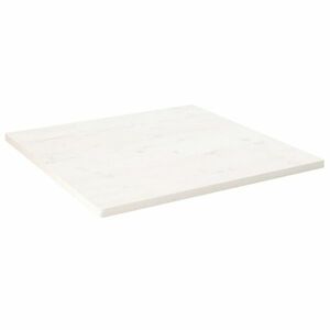 vidaXL fehér tömör fenyőfa ovális asztallap 90x90x2, 5 cm kép