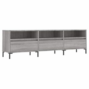 Szürke sonoma színű szerelt fa tv-szekrény 150x30x44, 5 cm kép