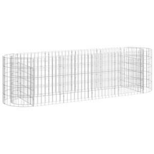 vidaXL horganyzott vas gabion magaságyás 190 x 50 x 50 cm kép