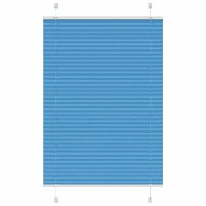vidaXL pliszírozott redőny kék 85x100 cm szövetszélesség 84, 4 cm kép