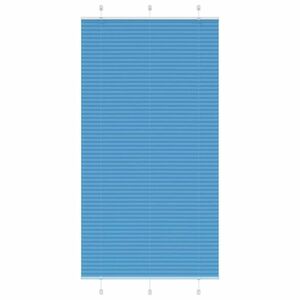 vidaXL pliszírozott redőny kék 110x200 cm szövetszélesség 109, 4 cm kép
