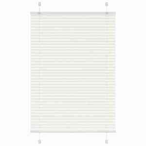 vidaXL pliszírozott redőny Fehér 95x150 cm szövetszélesség 94, 4 cm kép