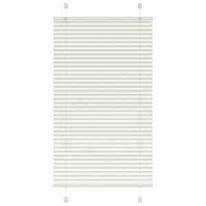 vidaXL pliszírozott redőny Fehér 75x100 cm szövetszélesség 74, 4 cm kép