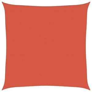vidaXL terrakotta HDPE napvitorla 160 g/m² 4 x 4 m kép