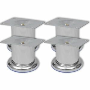 vidaXL 4 kerek fotel króm láb 60 mm kép