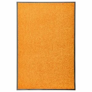 vidaXL narancssárga kimosható lábtörlő 60 x 90 cm kép