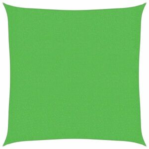 vidaXL világoszöld HDPE napvitorla 160 g/m² 3, 6 x 3, 6 m kép