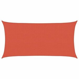 vidaXL terrakotta HDPE napvitorla 160 g/m² 2, 5 x 4, 5 m kép