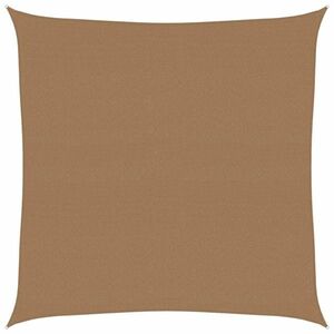 vidaXL tópszínű HDPE napvitorla 160 g/m² 4, 5 x 4, 5 m kép