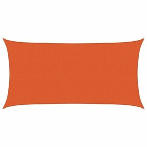 vidaXL narancssárga HDPE napvitorla 160 g/m² 2 x 3, 5 m kép