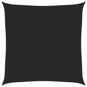 vidaXL fekete HDPE napvitorla 160 g/m² 5 x 5 m kép