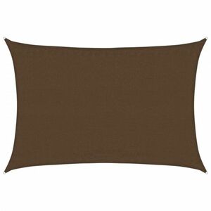 vidaXL barna HDPE napvitorla 160 g/m² 3, 5 x 4, 5 m kép