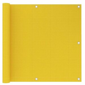 vidaXL sárga HDPE erkélytakaró 90 x 300 cm kép