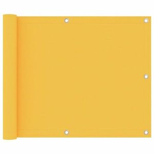 vidaXL sárga oxford-szövet erkélyparaván 75 x 500 cm kép