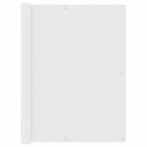 vidaXL fehér oxford-szövet erkélyparaván 120 x 500 cm kép