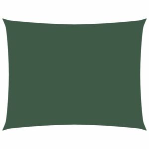 vidaXL sötétzöld téglalap alakú oxford-szövet napvitorla 2, 5 x 3, 5 m kép