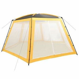 vidaXL sárga szövet medencesátor 660 x 580 x 250 cm kép