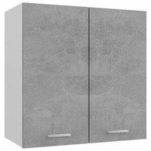 vidaXL betonszürke szerelt fa függő szekrény 60 x 31 x 60 cm kép