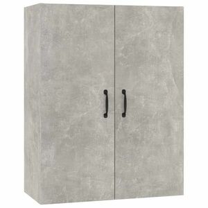 vidaXL betonszürke szerelt fa függőszekrény 69, 5 x 34 x 90 cm kép