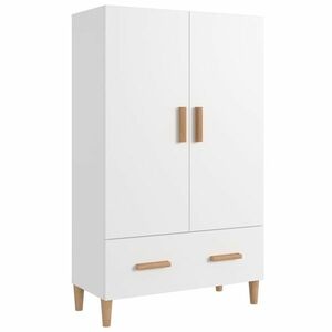 vidaXL fehér szerelt fa magasszekrény 70 x 31 x 115 cm kép