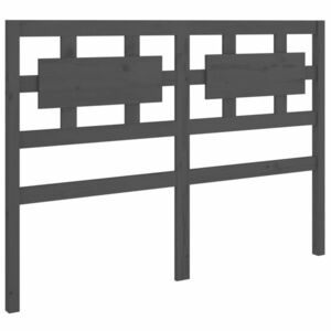 vidaXL szürke tömör fenyőfa ágyfejtámla 155, 5x4x100 cm kép
