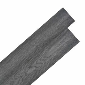 vidaXL fekete és fehér öntapadó 2 mm-es PVC padlóburkoló lapok 2, 51 m² kép