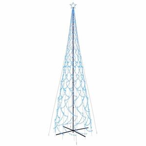 vidaXL kúp alakú karácsonyfa 3000 kék LED-del 230 x 800 cm kép