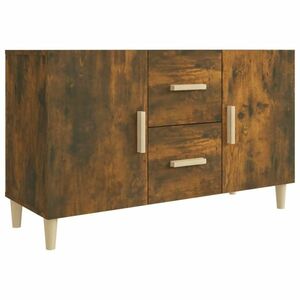 vidaXL füstös tölgy színű szerelt fa tálalószekrény 100 x 36 x 90 cm kép