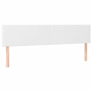 vidaXL fehér műbőr fejtámla 180 x 5 x 78/88 cm kép