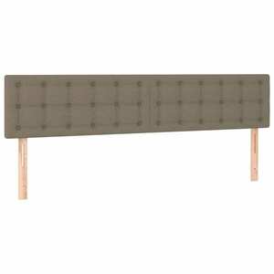 vidaXL tópszínű szövet fejtámla 180 x 5 x 78/88 cm kép