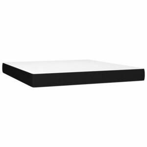 vidaXL fekete szövet zsebrugós ágymatrac közepes keménységű 180x200x20 cm kép