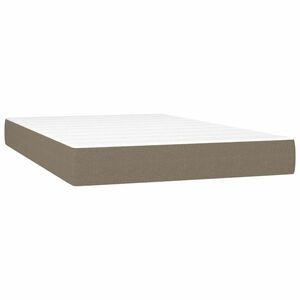 vidaXL tópszínű szövet zsebrugós ágymatrac közepes keménységű 120x200x20 cm kép