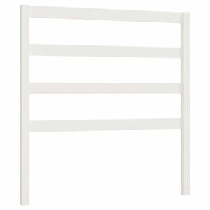 vidaXL fehér tömör fenyőfa ágy fejtámla 95 x 4 x 100 cm kép