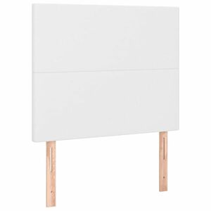 vidaXL fehér műbőr fejtámla 90x5x118/128 cm kép