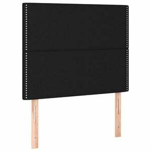 vidaXL fekete szövet fejtámla 100 x 5 x 118/128 cm kép