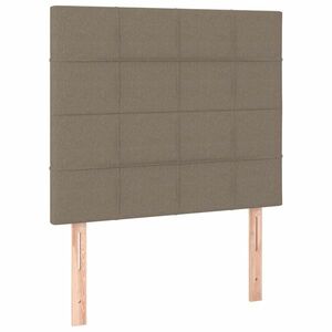 vidaXL bézs színű szövet fejtámla 90 x 5 x 118/128 cm kép