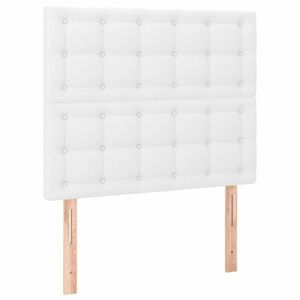 vidaXL fehér műbőr fejtámla 100 x 5 x 118/128 cm kép