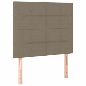 vidaXL bézs színű szövet fejtámla 100 x 5 x 118/128 cm kép