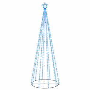vidaXL kúp alakú karácsonyfa 310 kék LED-del 100 x 300 cm kép