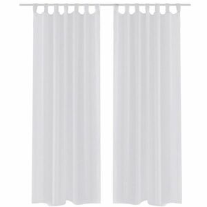 vidaXL 2 db fehér átlátszó függöny 140 x 225 cm kép