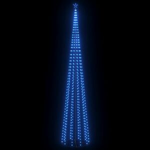 vidaXL kúp alakú karácsonyfa 752 kék LED-del 160 x 500 cm kép