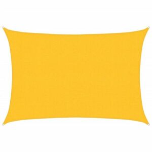 vidaXL sárga HDPE napvitorla 160 g/m² 3 x 4 m kép