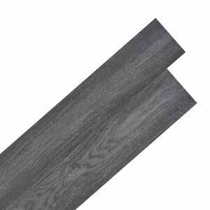 vidaXL fekete és fehér 2 mm-es öntapadó PVC padló burkolólap 5, 21 m² kép