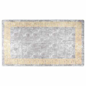 vidaXL szürke csúszásmentes mosható szőnyeg 190 x 300 cm kép