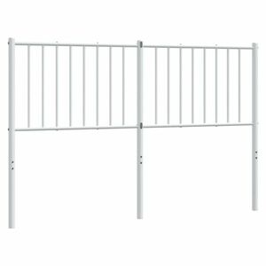 vidaXL fehér fém fejtámla 135 cm kép